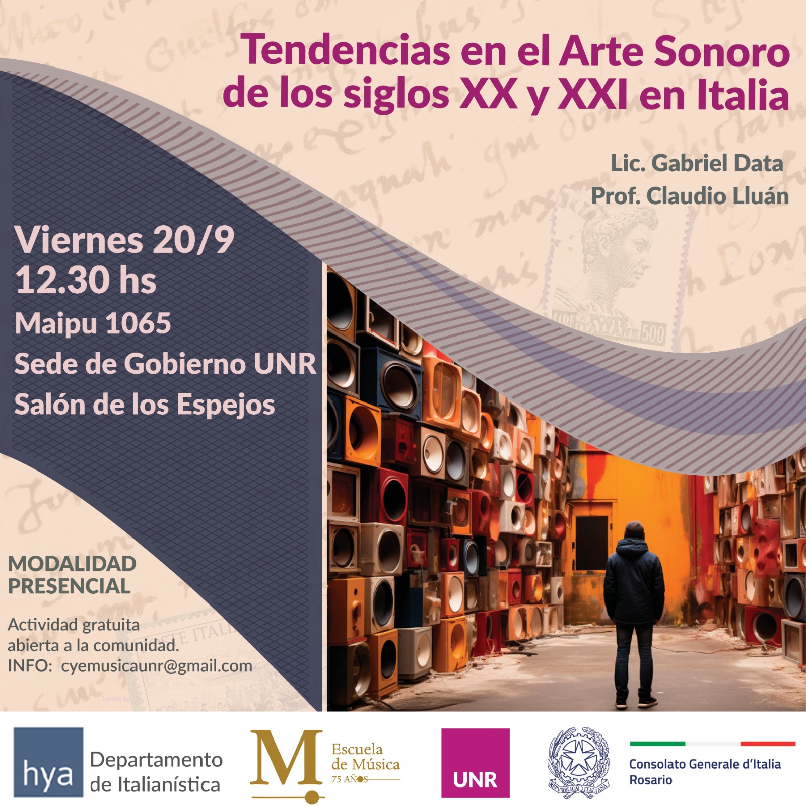 Flyer Arte Sonoro