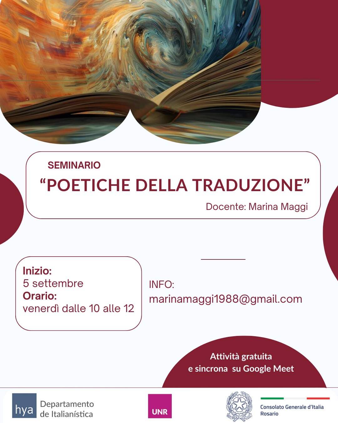 Flyer Poetiche della traduzione