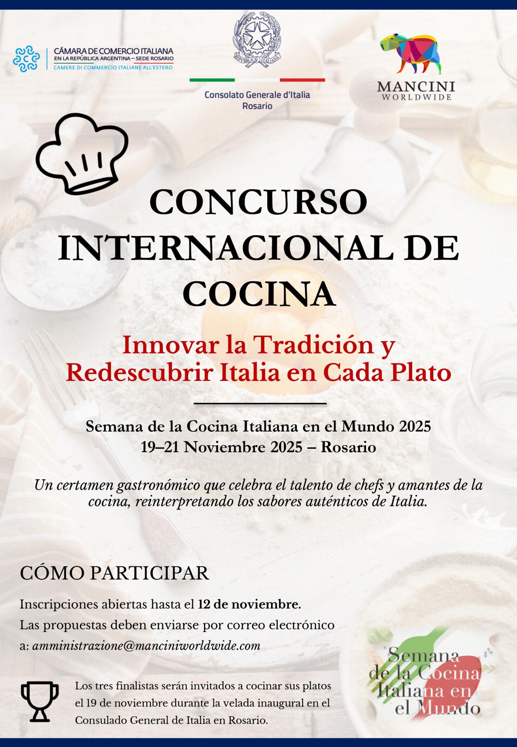 1. SCIM 2025_Concurso de Cocina_Flyer per pubblicazione Social_Istituzionle